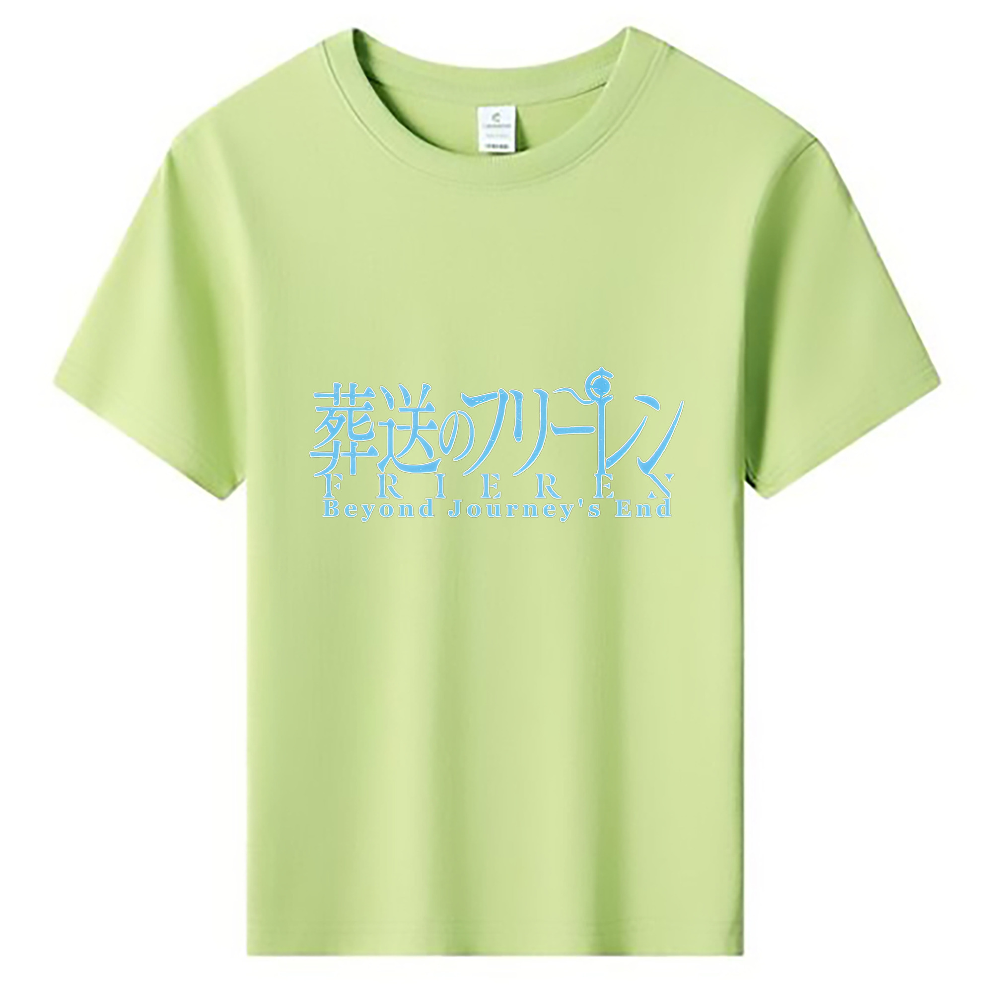 （画像用） 葬送のフリーレン Frieren 綿100％キッズTシャツ（フロントプリント）